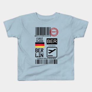 Berlin Germany travel ticket Kids T-Shirt